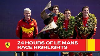 Ferrari Hypercar  Ferrari Wins 24 Hours of Le Mans  Race Highlights [upl. by Anaila900]