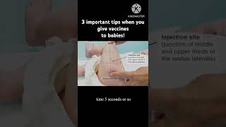 3 important tips when you give vaccines to babies [upl. by Hiroshi]