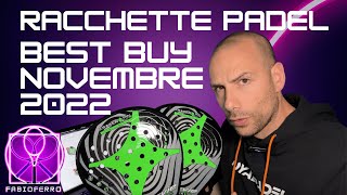 RACCHETTE PADEL  MIGLIORI OFFERTE DI NOVEMBRE [upl. by Amice]