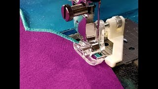 Satinedge foot Satin Stitch Edging [upl. by Ireg]