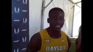 Trayvon Bromell After 984 PR Shutting it Down at 2015 USA Track Championships [upl. by Ggerg]