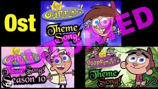 Fairly Odd Parents  Theme Songs Version 1 OUTDATED [upl. by Notsahc]