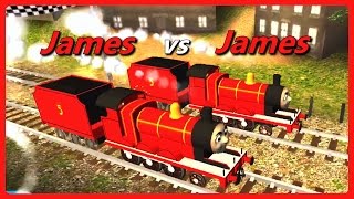 Thomas amp Friends Go Go Thomas  James VS James [upl. by Odicalp835]