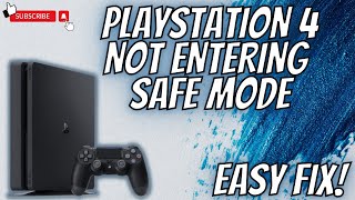 PS4 NOT ENTERING SAFE MODE  EASY FIX December 2024 [upl. by Morrill78]