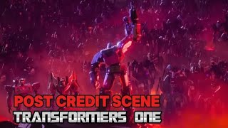 Post Credit Scene Megatron and Decepticons  Transformers One with Indonesian Subtitle [upl. by Tattan]