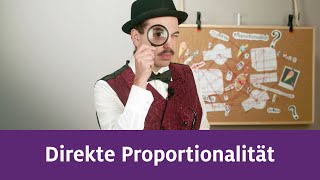 Direkte Proportionalität mit Detektiv [upl. by Ramar]