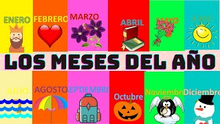 LOS MESES DEL AÑO para NIÑOS ESPAÑOL completo EXPLICADO Ejemplos [upl. by Helene128]