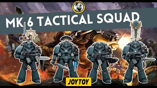 JOYTOY Sons of Horus Tactical Squad Marines in Mk6 power armour warhammer joytoy actionfigures [upl. by Orion729]