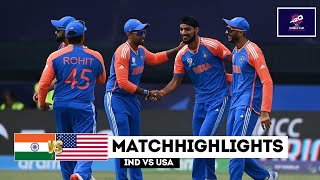 Full Highlights  India vs Usa ICC T20 World Cup 2024 Match Highlights  IND vs USA Highlights [upl. by Brower888]