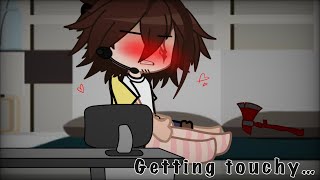 Getting touchy Spicy  Helliam \ FNaF  My AU \ [upl. by Yllas]