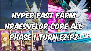 NEW HYPER FAST FARM HRAESVELGR CORE TIME 430 EZ PZ  7DS GRAND CROSS [upl. by Inneg819]