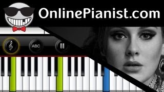 Adele  Turning Tables  Piano Tutorial [upl. by Nnylarac]