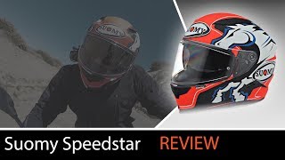 Suomy Speedstar Full Face Helmet Review at SpeedAddictscom [upl. by Aeduj974]