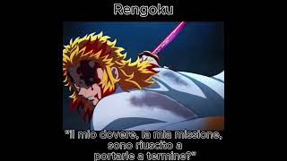 Le ultime parole dei pilastri💔 demonslayer rengoku kny [upl. by Aneema]