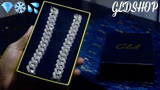 The GLDSHOP 19mm Diamond Prong Link Choker Unboxing amp Review [upl. by Mattland]