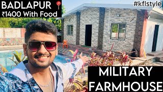 Couple amp Budget Friendly FARMHOUSE In BADLAPUR  Private Stay At 1400 Per Person With FOOD [upl. by Esinnej49]