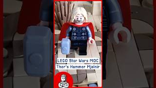 Thors Hammer Mjolnir Comes to Life in this AMAZING LEGO Star Wars MOC shorts lego starwars [upl. by Guidotti]