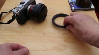 Filter mount adaptor for samyang 12mm lens [upl. by Iridissa607]