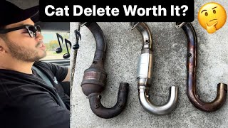 Which Exhaust Is Better Cat Delete vs High Flow Cat vs Stock Lotus Elise 2ZZGE Exhaust Sound Test [upl. by Dnomsad496]