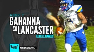 HS Football  Gahanna at Lancaster 10915 [upl. by Bergh576]