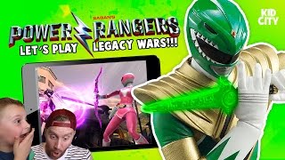 Lets Play Power Rangers Legacy Wars Game Unlocking Green Power Ranger [upl. by Everrs]