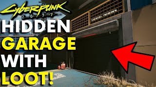 Cyberpunk 2077  Hidden Garage With Loot Secret Location [upl. by Angid]