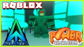 LA DÉCOUVERTE DU MONDE PERDU DATLANTIS   Roblox Power Simulator [upl. by Sloan370]