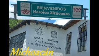 Zona Arqueológica San Felipe Alzati  Zitácuaro en Michoacán México carretera15 [upl. by Ferdinana]