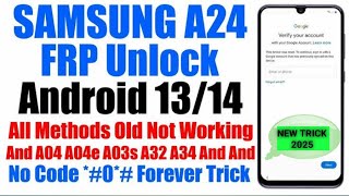 SAMSUNG A04A04sA04e FRP BYPASS 2025 Android 1314 Without Pc  TalkBack Not Working samsungfrp [upl. by Lester]