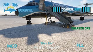 Coastal Airways Charter Trip  MCOFLL  MD88 [upl. by Dnomhcir]