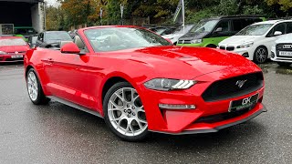 201868 Ford Mustang Ecoboost Convertible with Low Mileage for sale at George Kingsley Colchester [upl. by Mya]