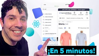 🛒 COMIENZA tu ECOMMERCE con React TypeScript y Tailwind en simples pasos 🤩 [upl. by Gathers]