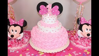 Montando decorando pastel de Minnie Mouse [upl. by Ajiat]