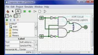 Tutorial 01  LOGISIM  simulação de circuito digital e onde baixar [upl. by Casi]