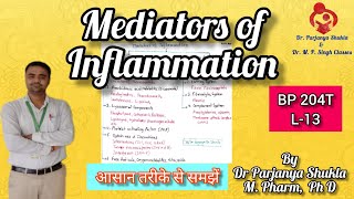 Mediators of Inflammation  Cell and Plasma Derived Mediators  Pathophysiology  BP 204T L13 [upl. by Ydnec]