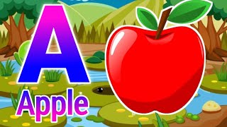 A for apple  abcd  phonics song  a for apple b for ball c for cat  abcd song  abcde [upl. by Webb]