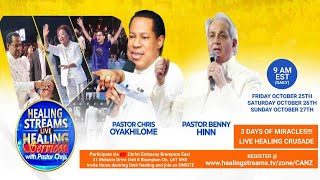 HEALING STREAMS LIVE HEALING SERVICE WITH PASTOR CHRIS  OCTOBER 25TH 2024 DAY 1 OF 3 [upl. by Ayo]