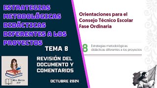 ESTRATEGIAS METODOLÓGICAS DIDÁCTICAS DIFERENTES A LOS PROYECTOS [upl. by Laerol]