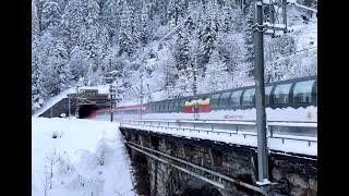 ÖBBSBB Eurocity EC 163 🇨🇭ZürichGraz 🇦🇹 in Langen am Arlberg  Arlbergtunnel [upl. by Aissatsan]