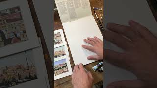 Il verso giusto della carta per acquerello tutorial painting art watercolor [upl. by Nicolis]