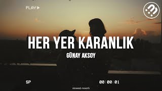 Her Yer Karanlık  Günay Aksoy Slowed  Reverb [upl. by Gant920]