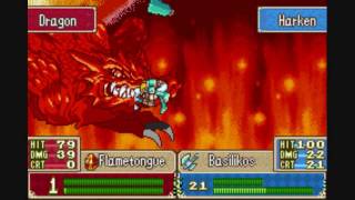 Fire Emblem Harken ORKOs the Fire Dragon [upl. by Kassab803]