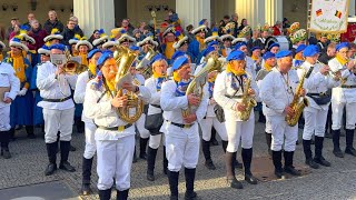 6 Öcher Fastelovvendsparade Marsch und Abschlusskonzert am Aachener Eilisenbrunnen 27012024 [upl. by Maxfield]