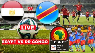 Egypt vs DR Congo Live Stream Africa Cup of Nations AFCON Football Match Today Score Pharaohs Direct [upl. by Sel882]