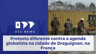 Agricultores franceses protestaram de uma maneira diferente na cidade de Draguignan [upl. by Andre463]