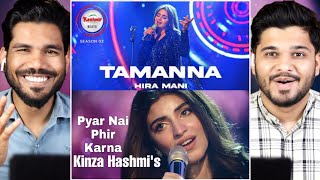 Kashmir Beats Pyar Nahi Fir Karna By Kinza Hashmi amp Tamanna By Hira Mani  Indian Reaction [upl. by Ricardama]