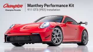 Porsche 911 GT3 992 Manthey Performance Kit  Installation [upl. by Nomma]