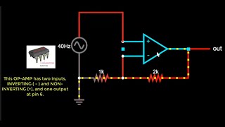 Non Inverting Operational Amplifier Simulation and Analysis in Proteus [upl. by Patrizio188]