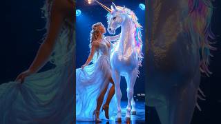 A Woman Fuses with A Unicorn on AGT americagottalent agt magic talent shorts [upl. by Towland]