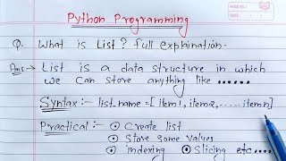 Python Lists  Learn Coding [upl. by Bouchier]